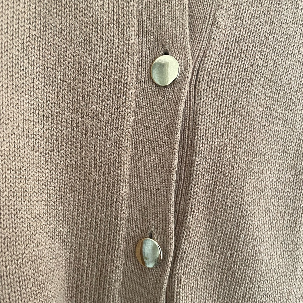 H&M Tan Button-Front Cardigan - Picture 3 of 3